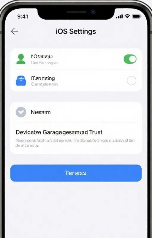 iOS 安装信任教程步骤图
